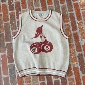 Vigoss Red Cherry Sweater Vest